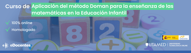 Curso de Aplicación del método Doman para la enseñanza de las matemáticas en la Educación Infantil
